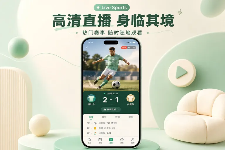 赛况仪表盘 · App下载入口 · 临场看赛少走弯路界面展示
